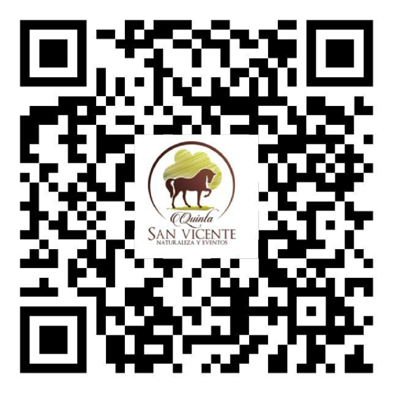 Código QR de la ubicación de la Quinta San Vicente